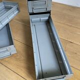 Meuble d'atelier en métal pour outils visserie 8 tiroirs vintage