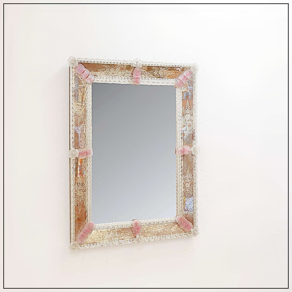 Venetian rectangular mirror Murano - Early 20th century