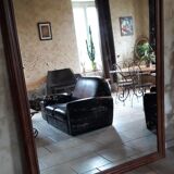 Wooden mirror 170x143cm