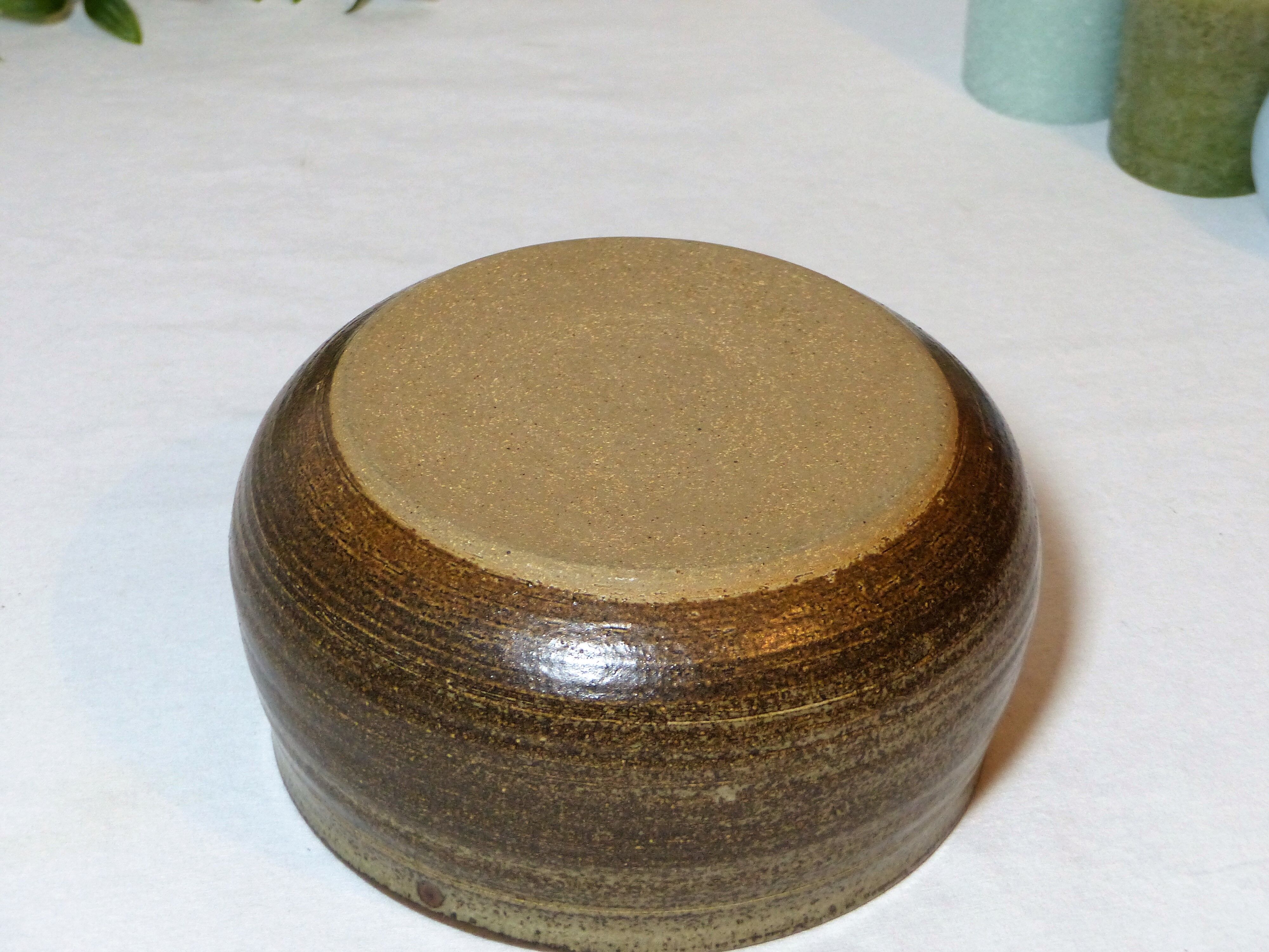 Signed terracotta Salad Bowl