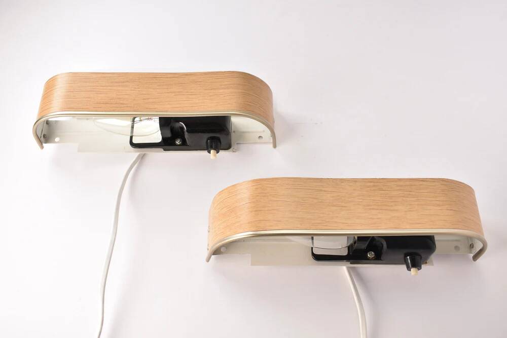 Scandinavian Vintage Wall Lights Imitation Wood