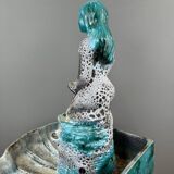 Vallauris Ceramic Fountain – Mermaid, 20th Century