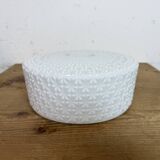 Vintage Wall Or Ceiling Light with Milk Glass, 1970s