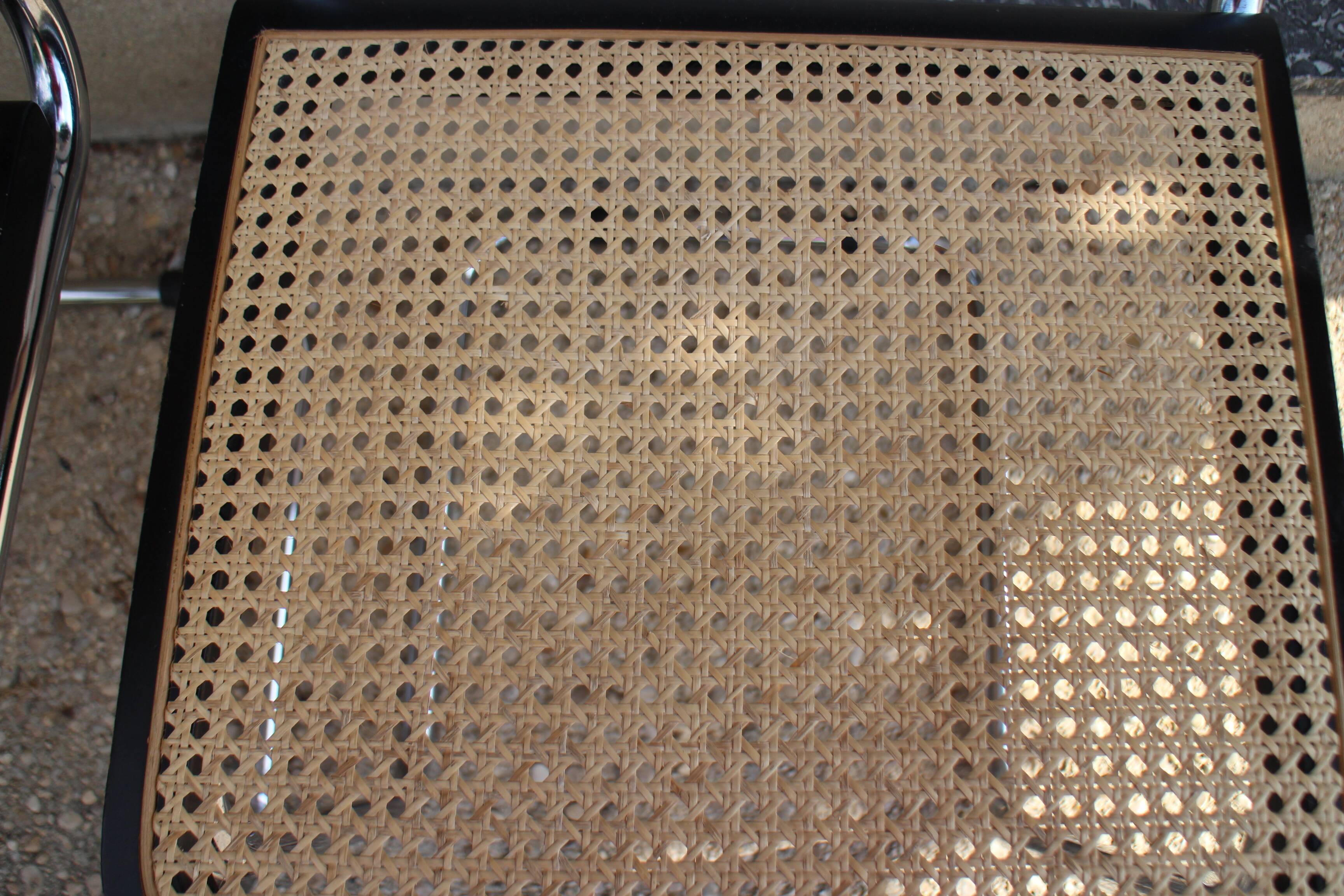 paire de chaises cesca marcel breuer made in italy