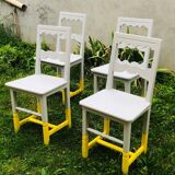 Renovated old chairs