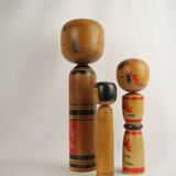 Set of 3 kokeshi (large size)