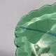 Large glass leaf dish