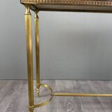 20th Century Gilt Brass and Marble Console Table