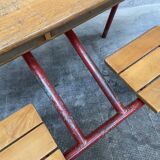 desk School desk vintage bench