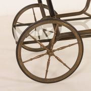 Italian mid century bar cart, serving trolley attr. to Cesare Lacca, 1950s