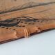 Vintage serving dish in bamboo and rattan Diamond Head Hawaii Tiki 60's