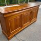 Buffet enfilade merisier massif 3 portes 3 tiroirs Louis Philippe