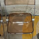 Pair of Plia chairs by Giancarlo Piretti for Castelli