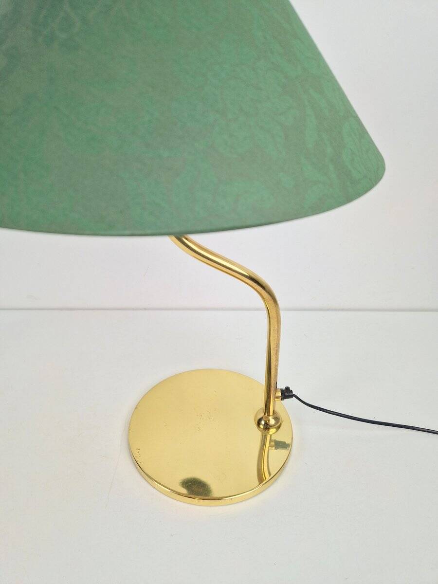 Vintage Regency Brass Table Lamp in the style of Josef Frank, 1960s