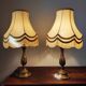 Paire de lampes classique en laiton de 1950