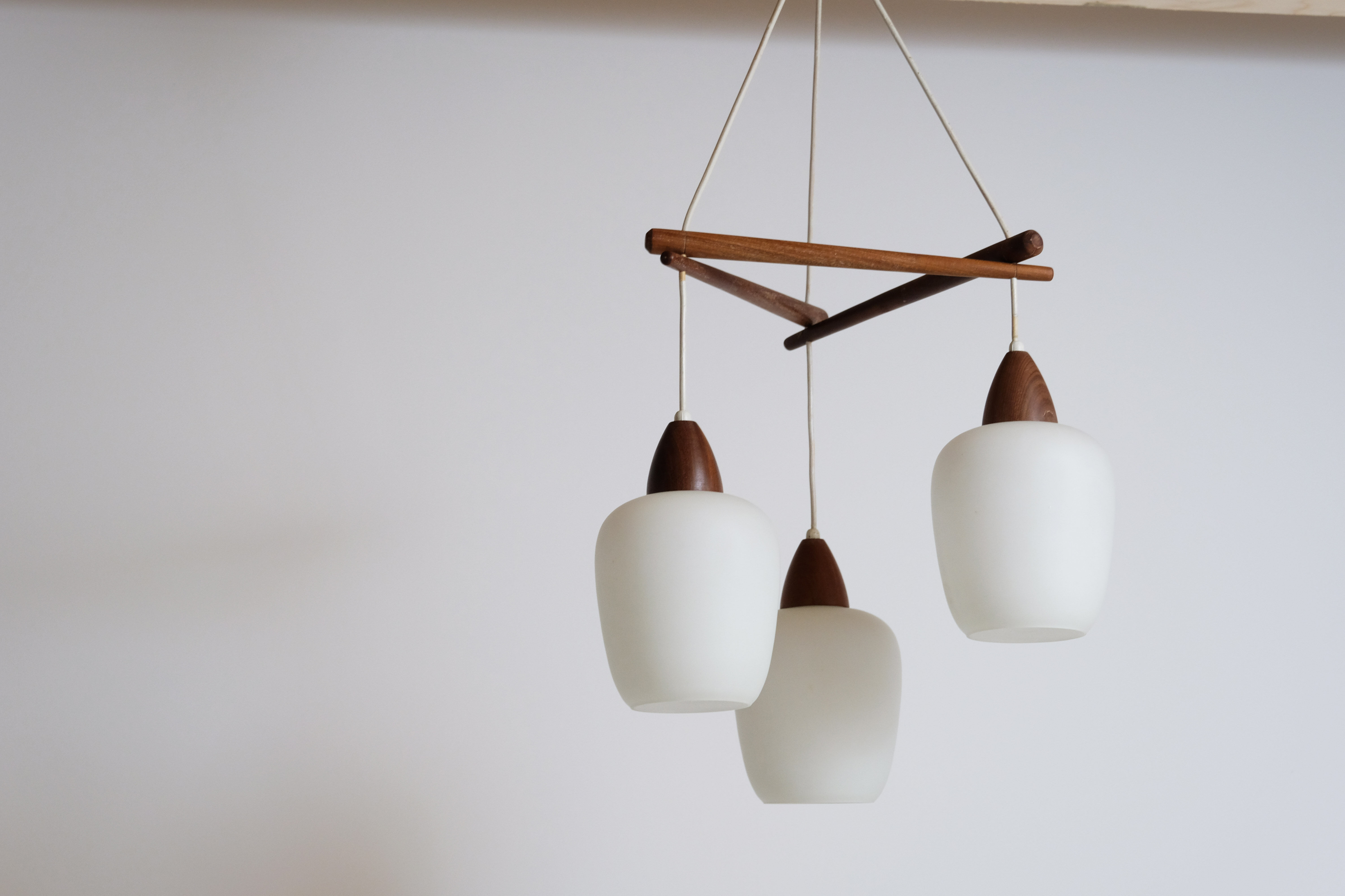 Scandinavian teak suspension 1960's