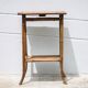 Bamboo and woven wicker table, vintage bamboo console, side table