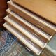 Commode scandinave vintage pieds compas