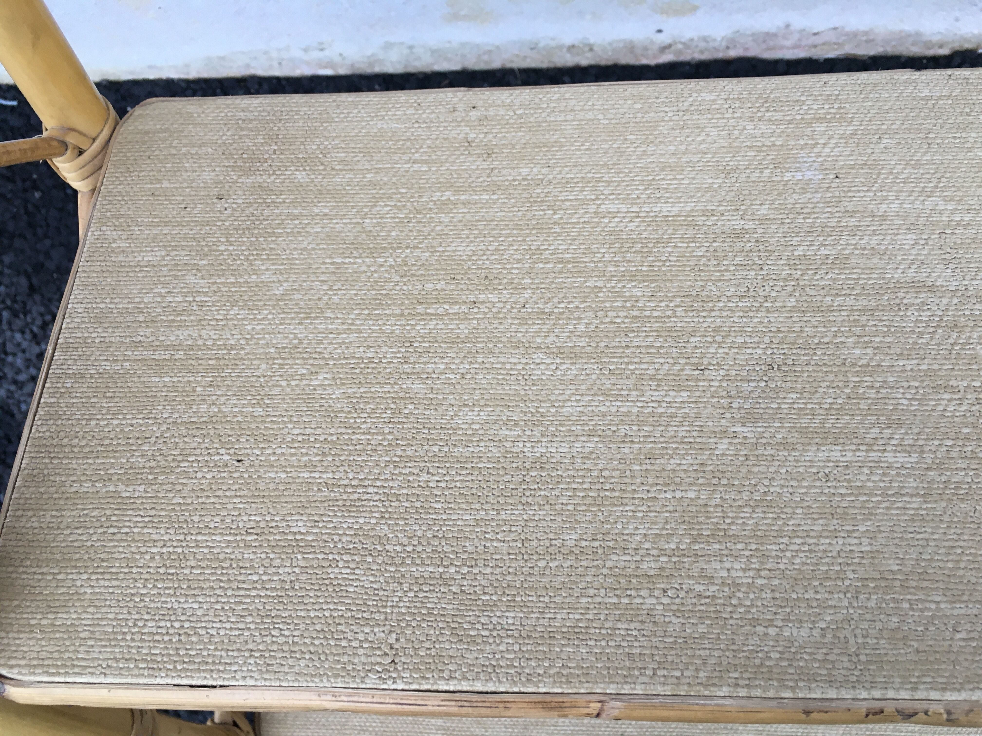 60'S rattan wall shelf