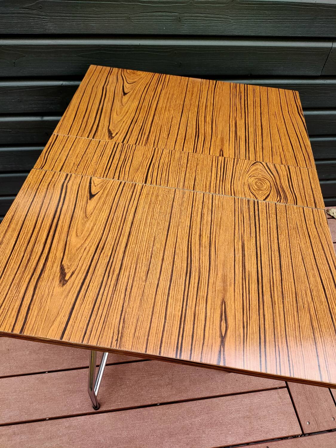 Table pliante vintage en formica