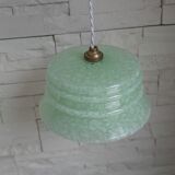 Vintage glass suspension Clichy