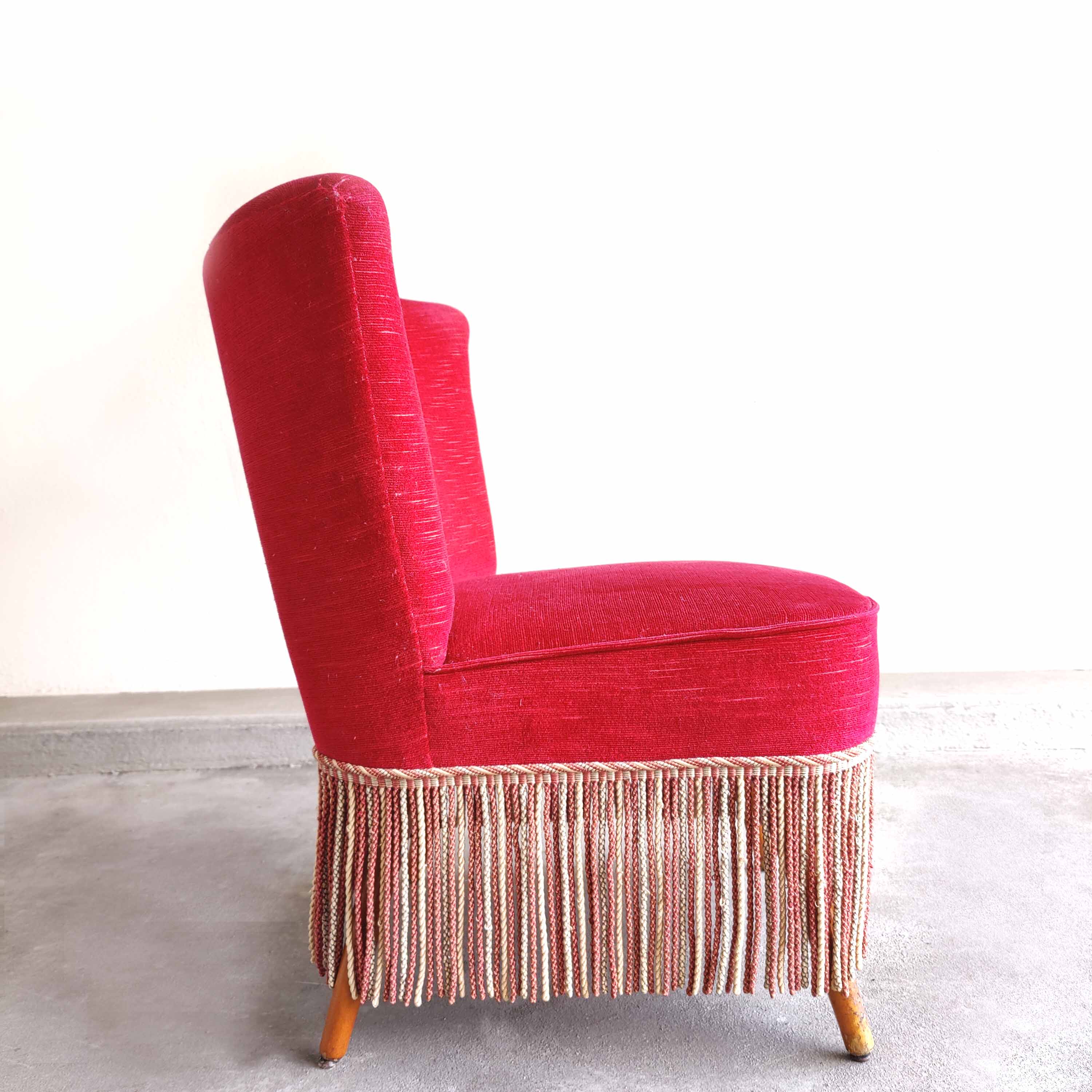 Vintage cocktail armchair 60s