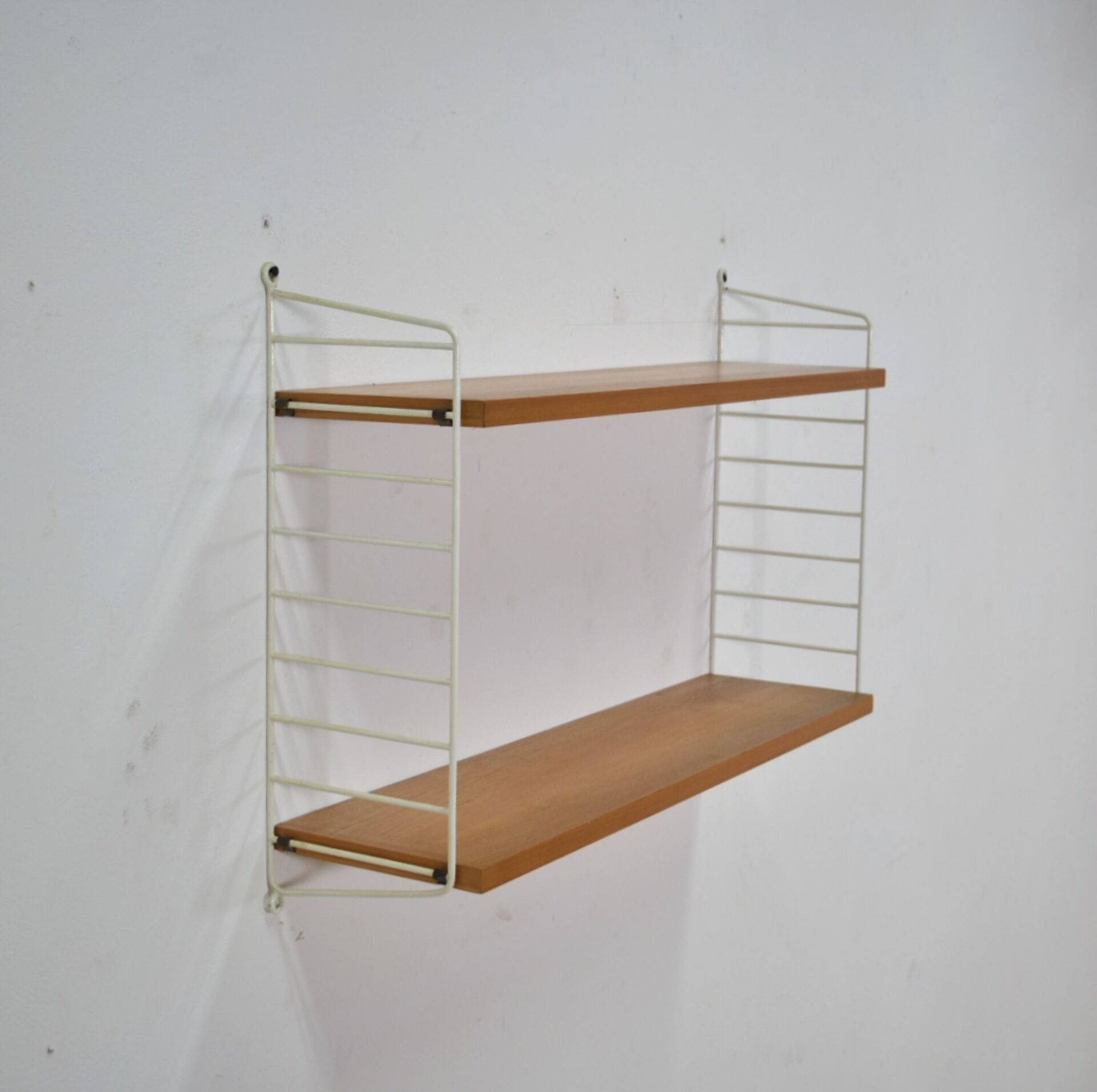 String wall shelf by kajsa & Nisse Strinning  1960s Scandinavian