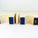 Pair elephant bookends travertine Fratelli Mannelli, 1970s