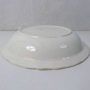 large deep vegetable dish Digoin Sarreguemines cream white