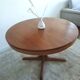 Table ronde extensible années 60