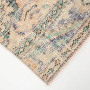 3x9 Pale Orange & Blue Vintage Runner Rug, 80x283Cm SK 6027