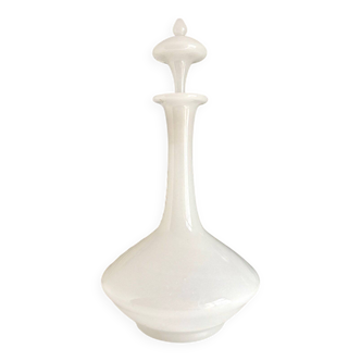 White opaline carafe