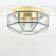 XL Mid-Century Glass Ceiling Light from Limburg, Germany, 1960s/1970s