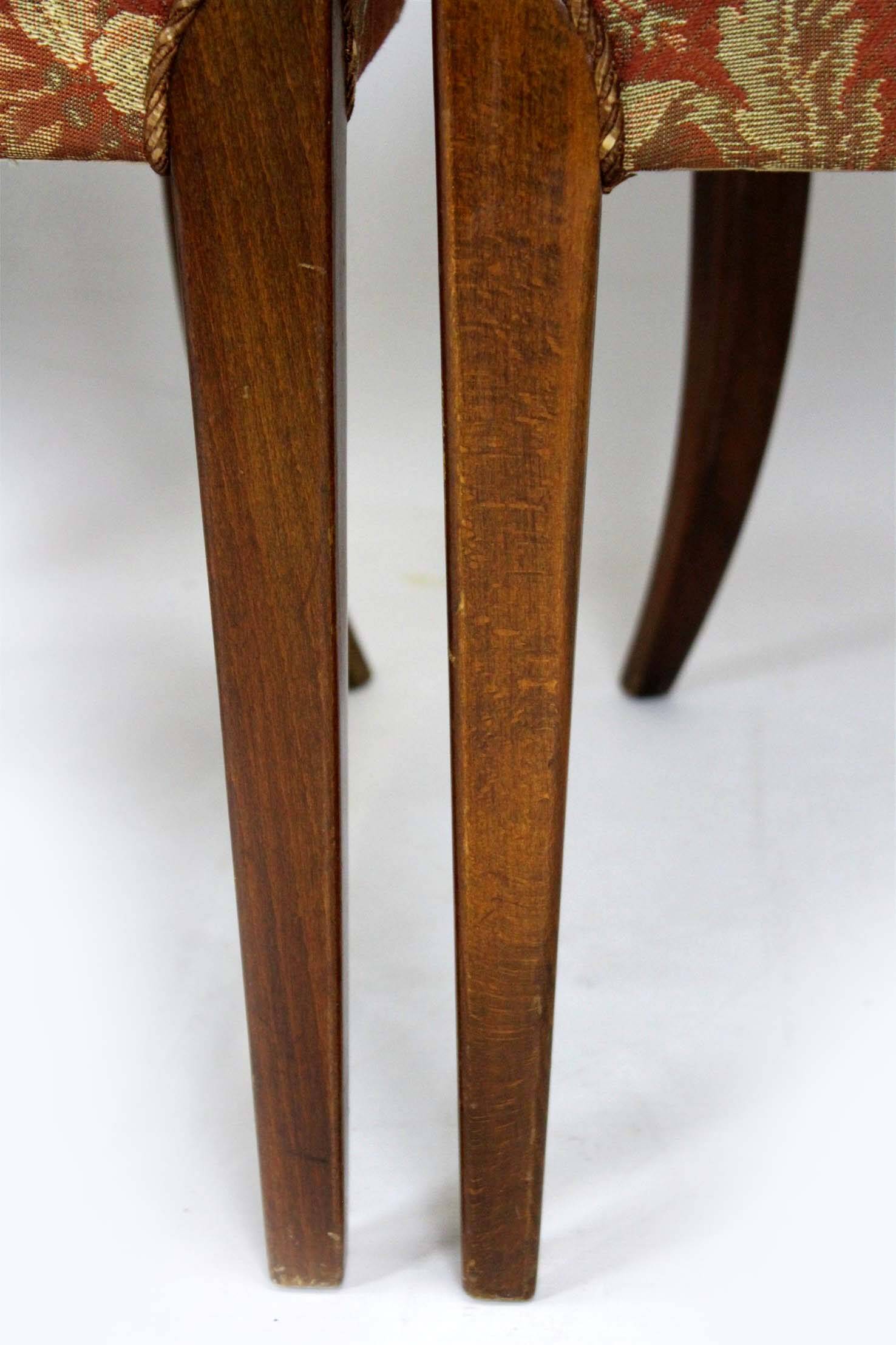 Art Deco H-214 Dining Chairs by Jindrich Halabala for UP Závody, 1950s, Set