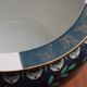 Large Chinese cache-pot in polychrome porcelain – flowers and birds – Ø33 cm