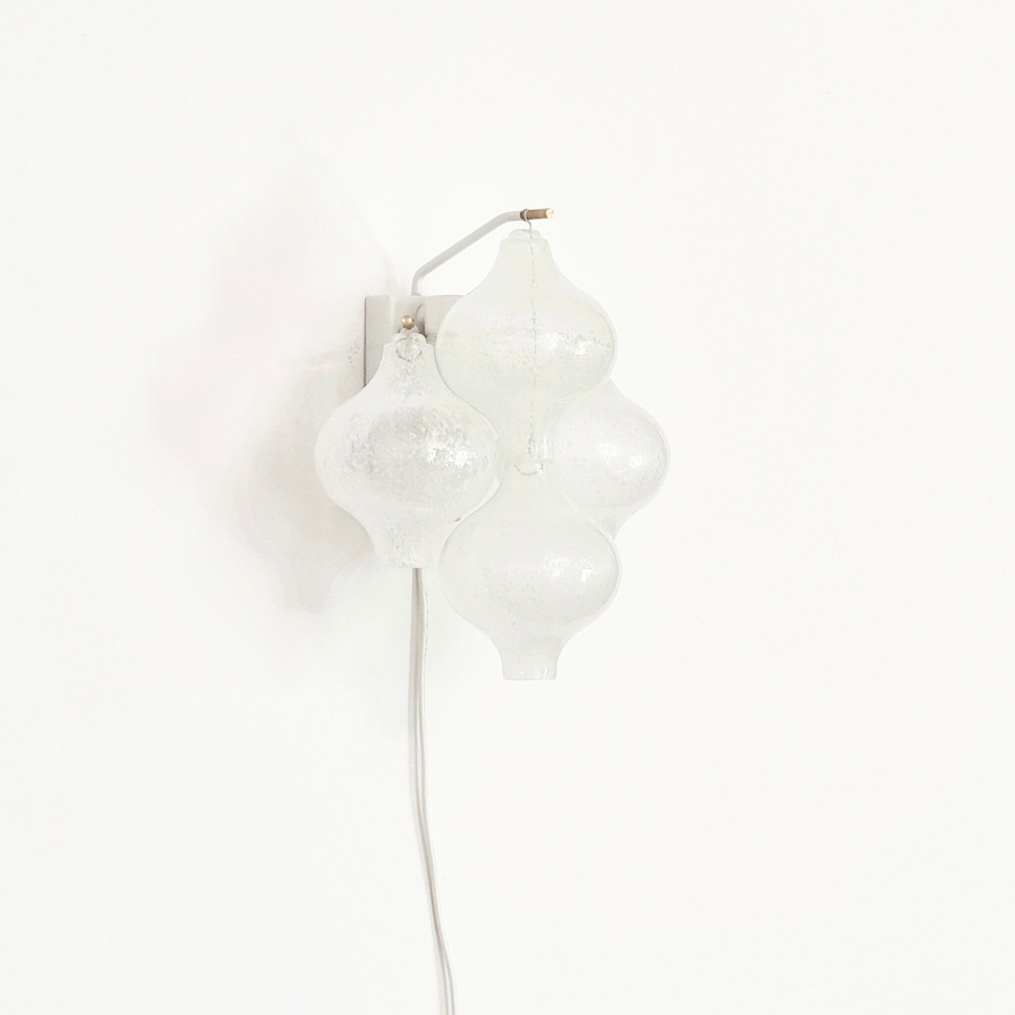 Bubble Glass ‘Tulipan’ Wall Light/Sconce by J.T. Kalmar, Austria, 1960s/1970s