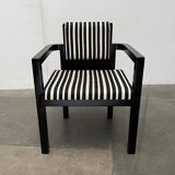 Set of German armchairs model D51 Fagus with Bauhaus patterned cushion by Walter Gropius for Tecta.