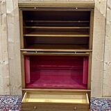 Mahogany and oak desk display cabinet from the MD brand, manufactured in the 1960s - removable