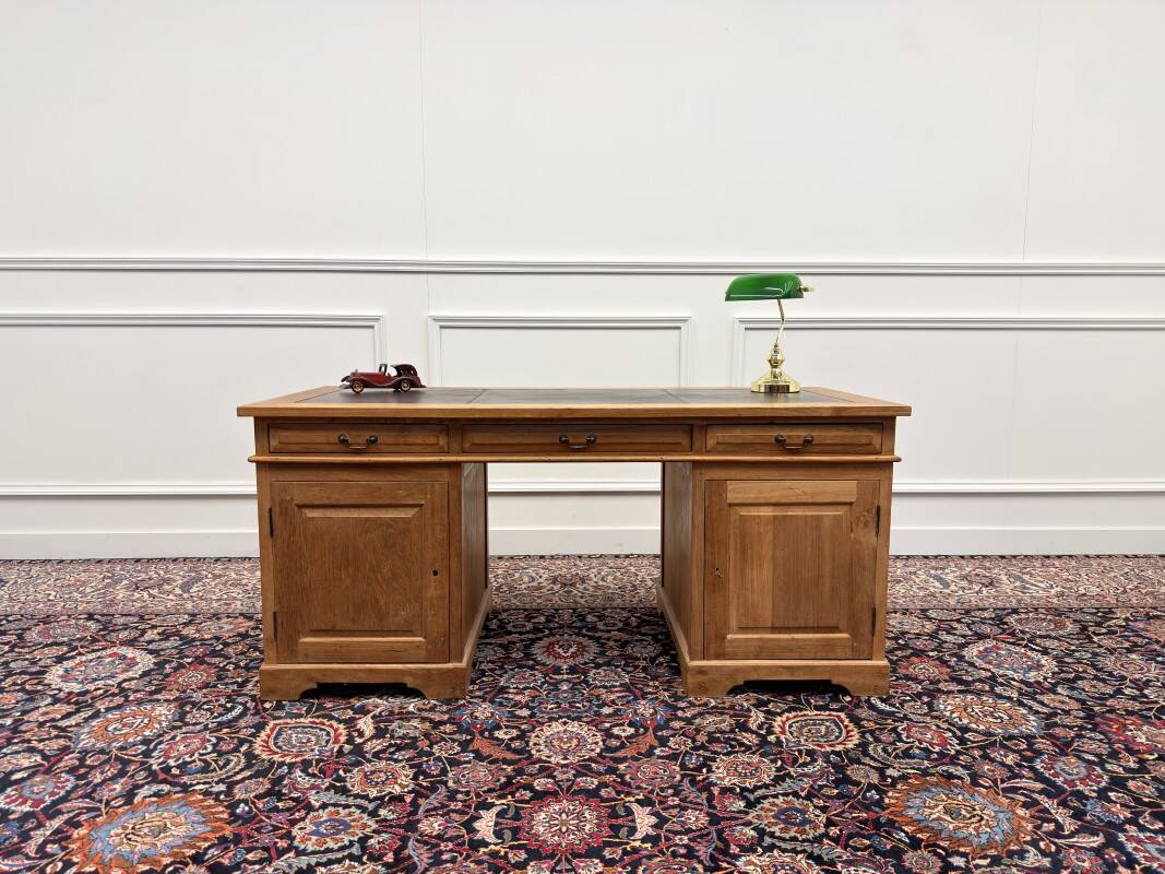 Bureau en teck classique anglais