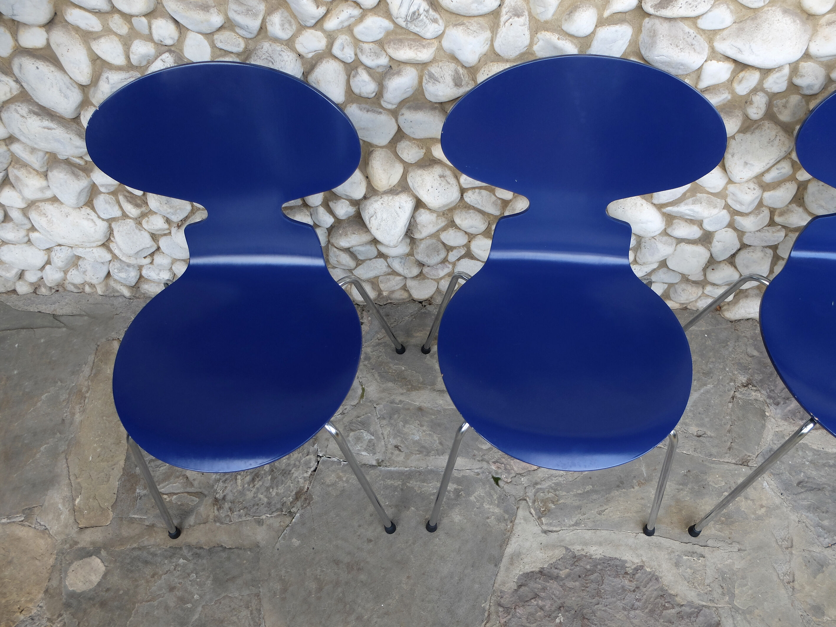 Suite of 4 ant chairs 3101 series 7 Arne Jacobsen for Fritz Hansen Ant chair