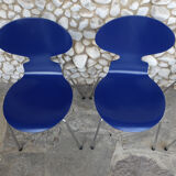 Suite of 4 ant chairs 3101 series 7 Arne Jacobsen for Fritz Hansen Ant chair