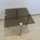 Smoked glass coffee table