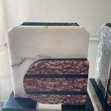 Pair of Art Deco marble bookends