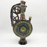 Casserole "Cocotte XXL" ceramic from Manises, 1950s