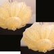 Set of 2 Dubai, Murano Glass Gold Flush Mount, 1970s