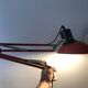 Lampe de bureau vintage architecte rouge