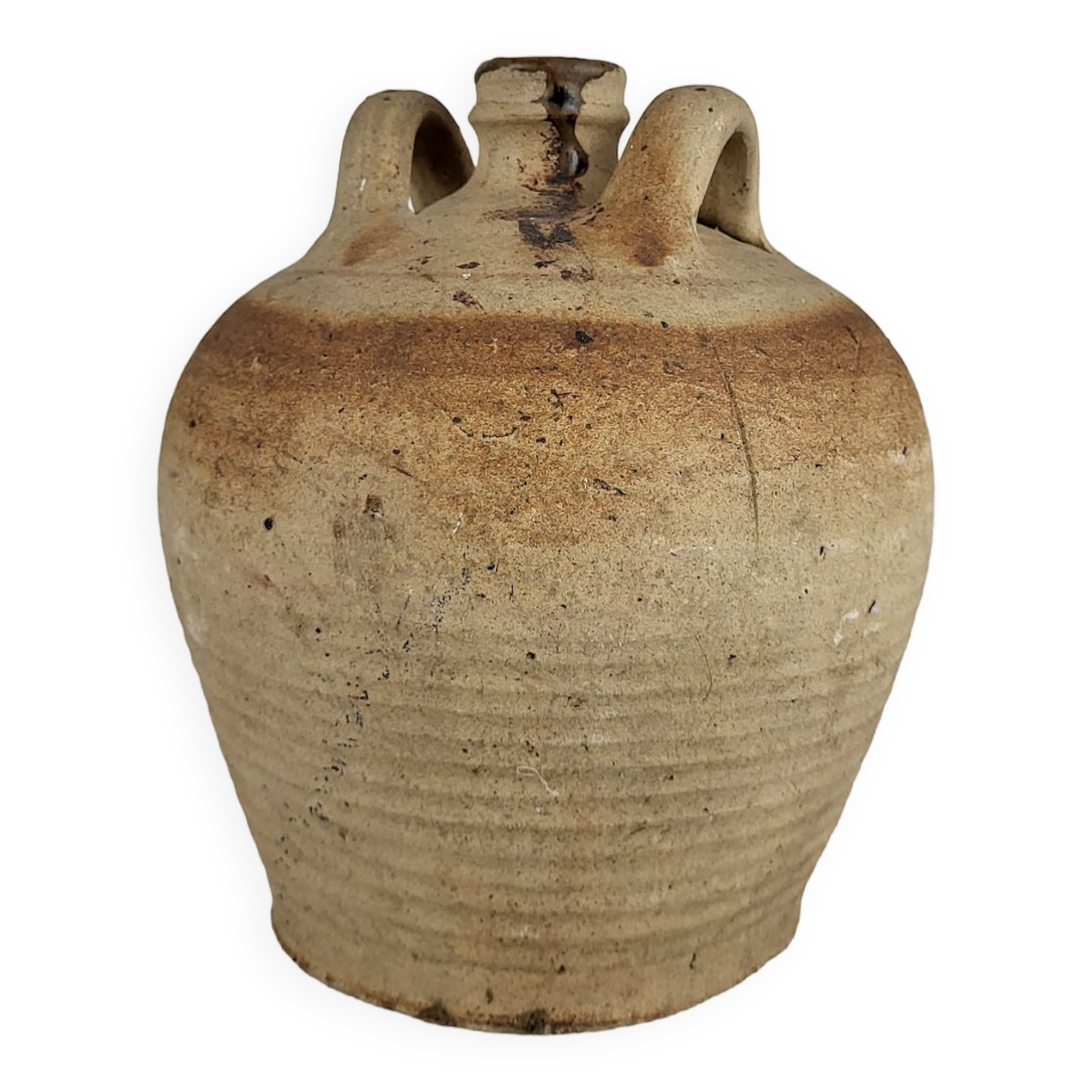 Jug Sandstone Bonbonne Puisaye XIXth deb. Twentieth