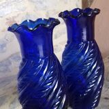 Pair of glass vases