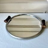 Plateau miroir rond