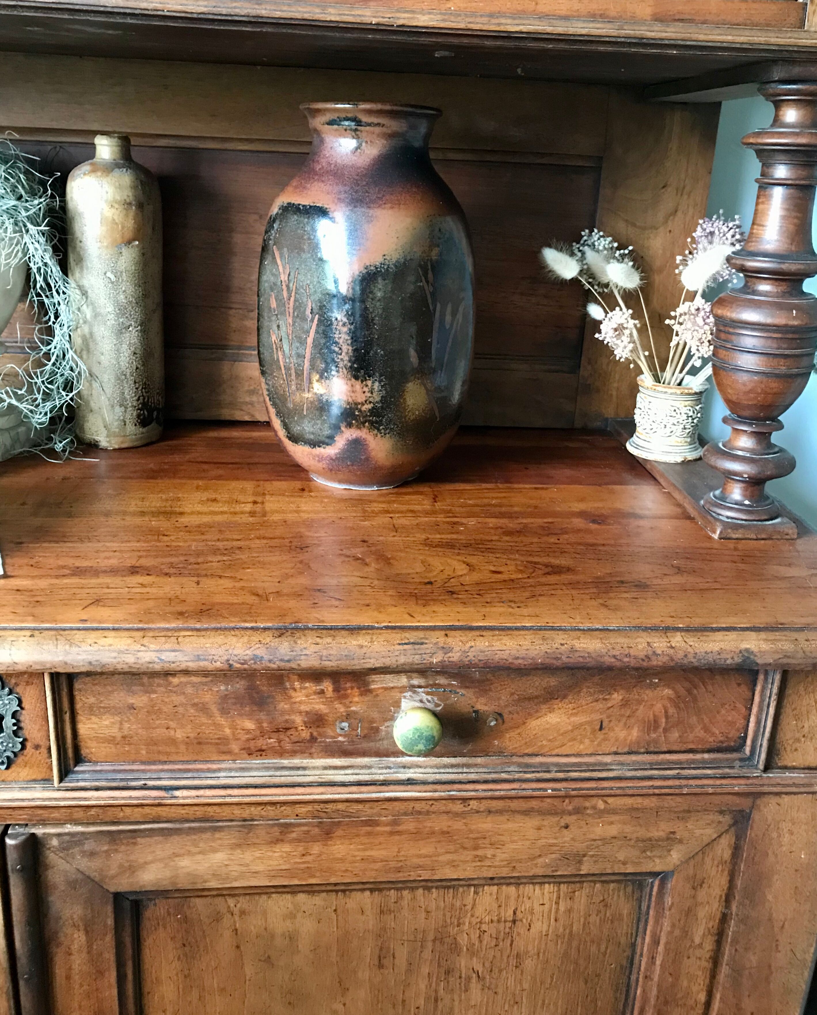 Taber Vallauris sandstone vase 32 cm